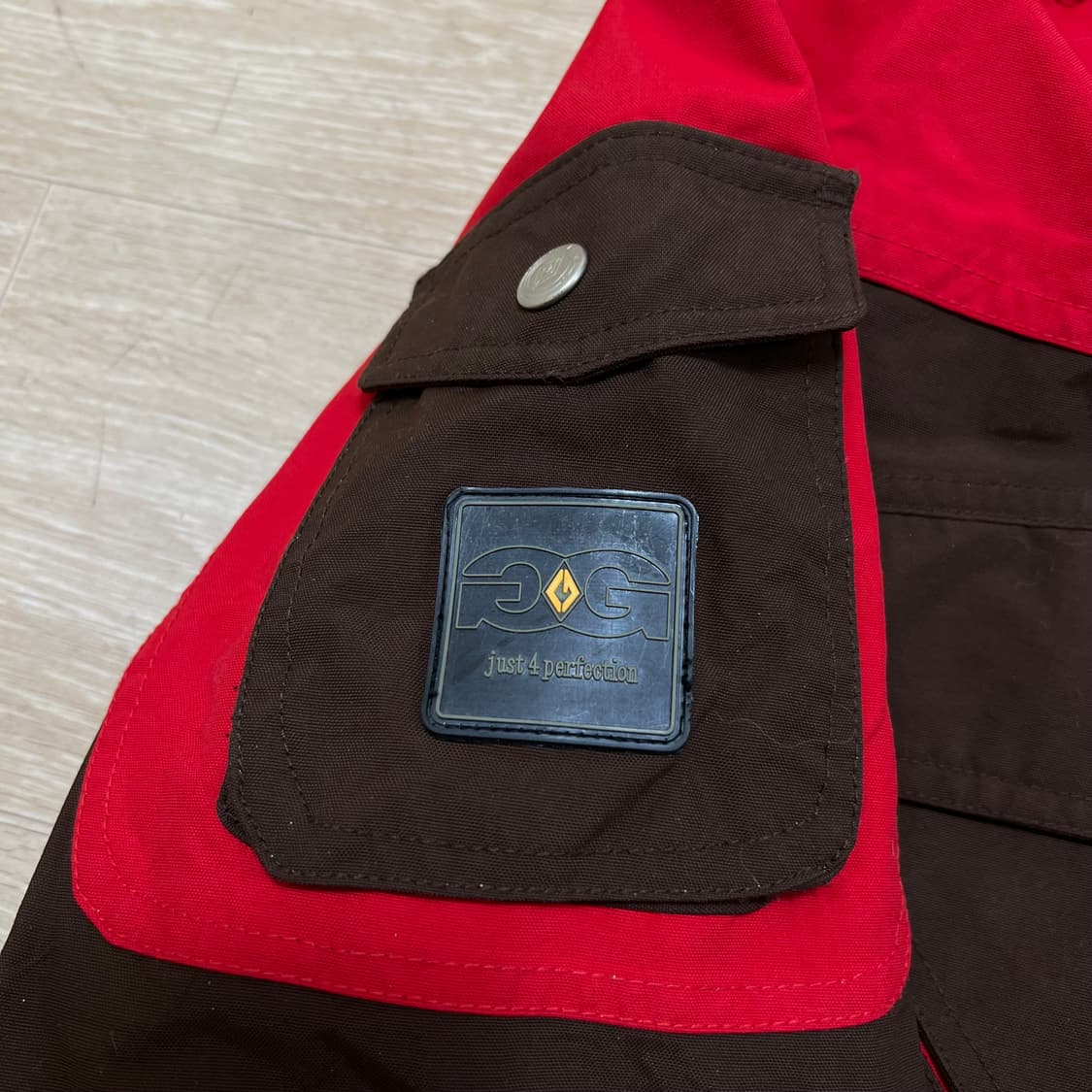 언리미티드 스키복 보드복 배색 후드 스키점퍼 [브라운] M/95 상품이미지4