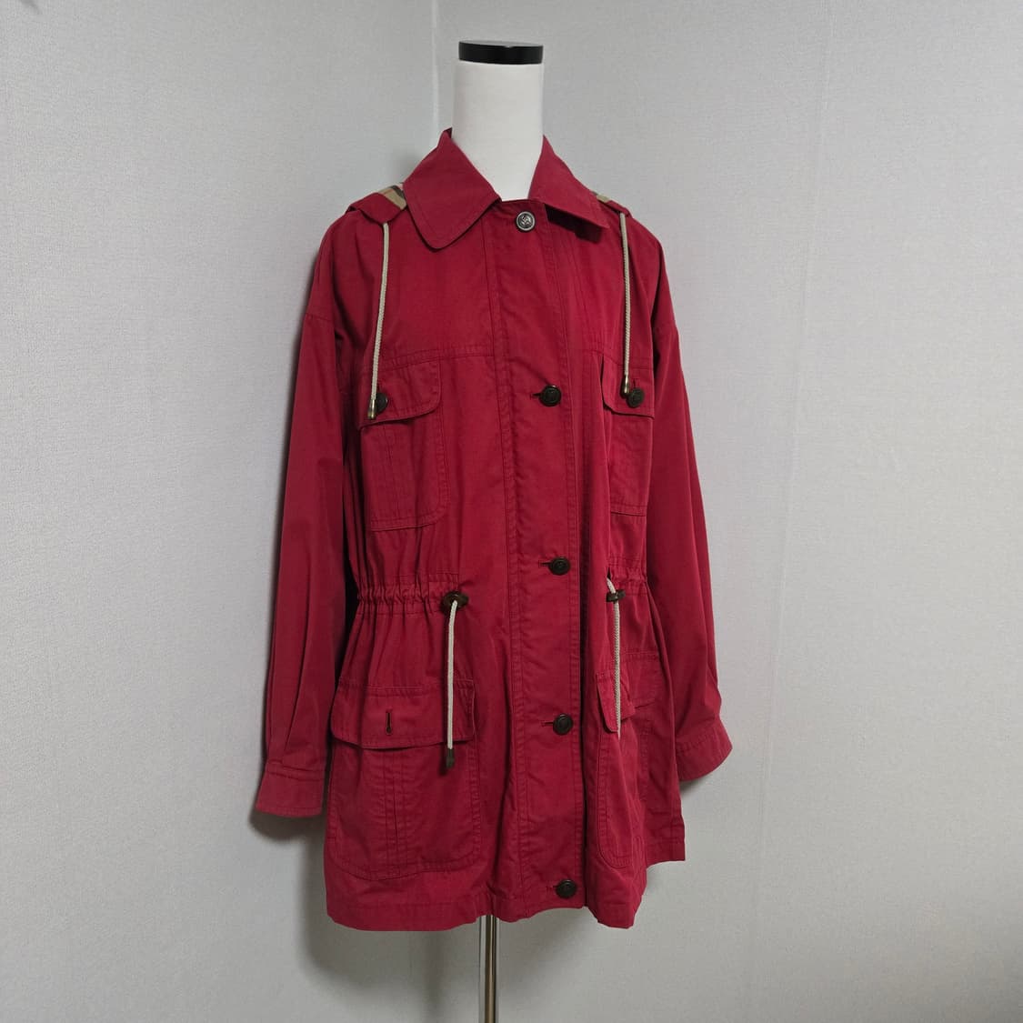 버버리 코튼 후드 사파리 자켓 / 여성 자켓/ 여자 자켓  상품이미지8