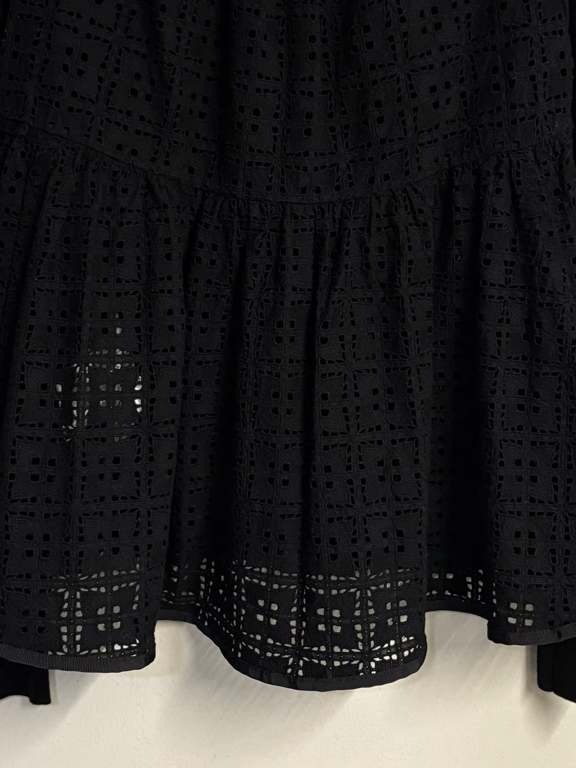 SACAI LUCK lace mix knit cardigan  상품이미지7