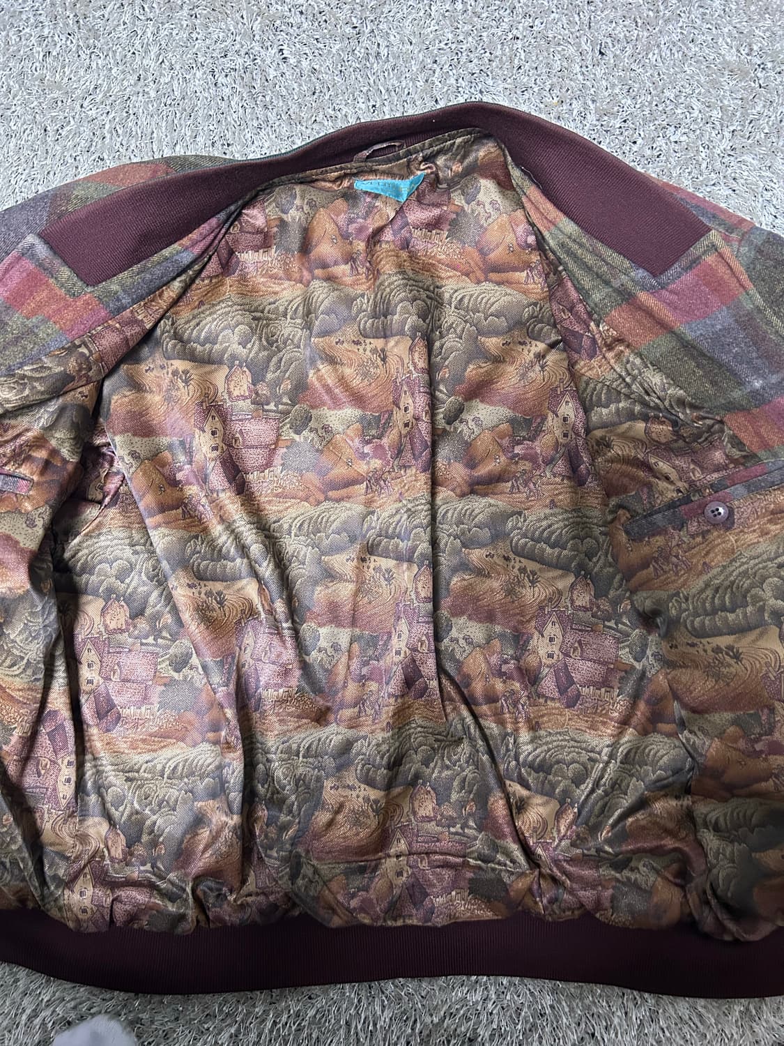 VENTURA 체크 자켓 사이즈105 상품이미지4