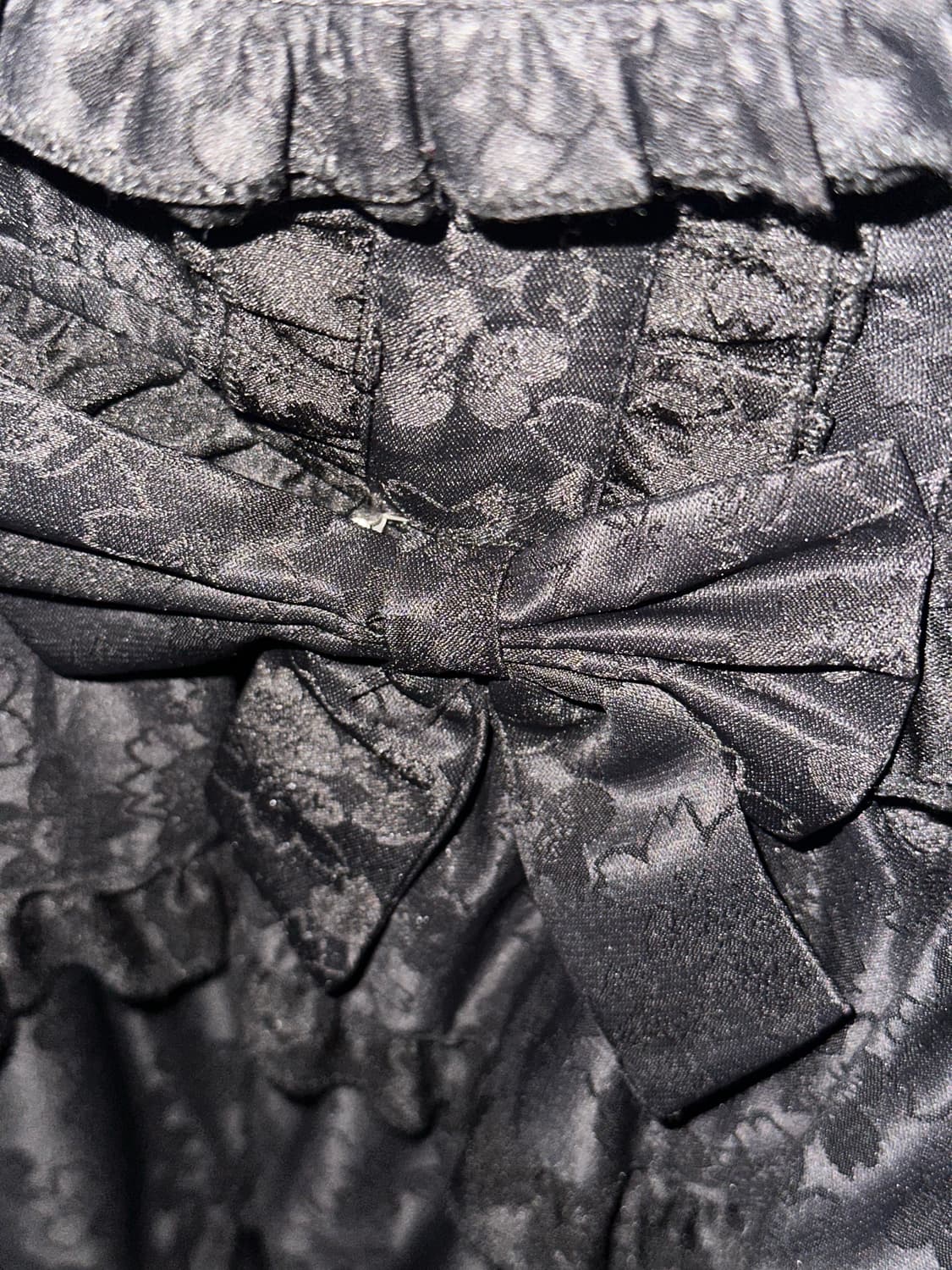 고스로리 벚꽃 프린팅 하트 프릴 캉캉 원피스 스커트 상품이미지4