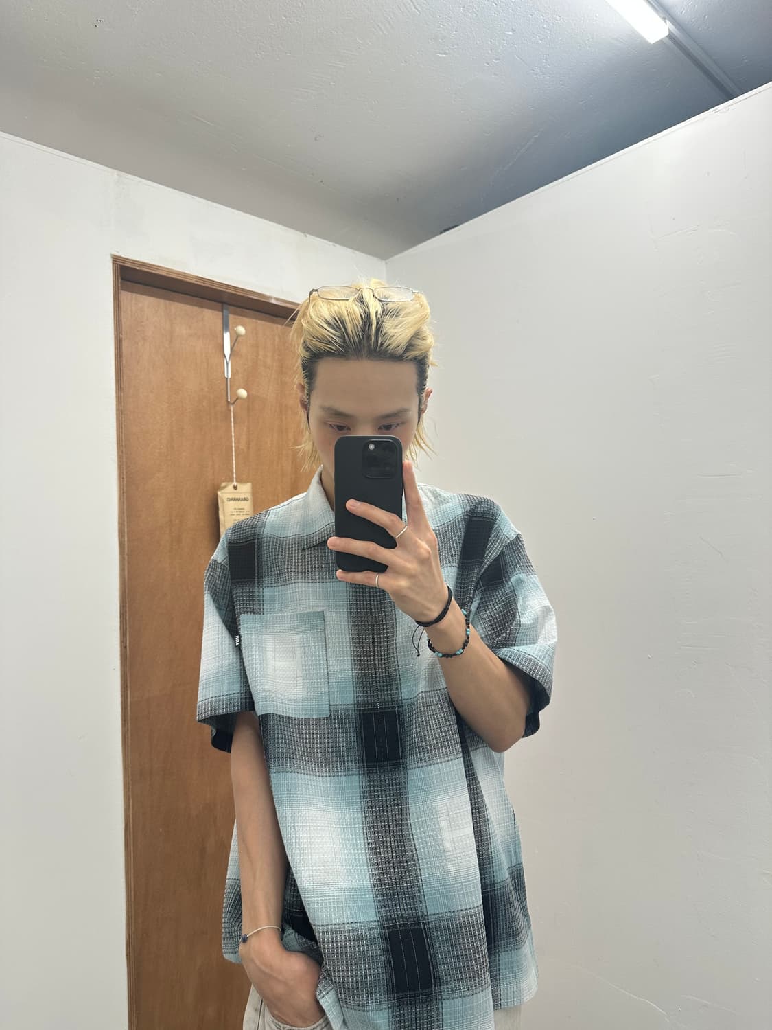 허프 HUF Classic H omebre Plaid Shirt 상품이미지1