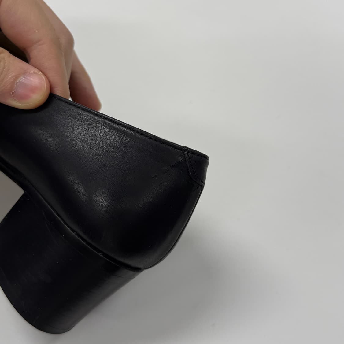 90s Margaret Howell mid heel loafers 상품이미지8