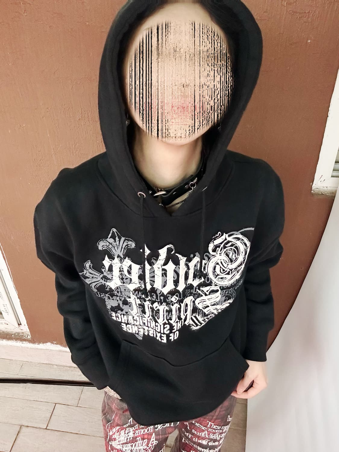 punk printing hooded 상품이미지2