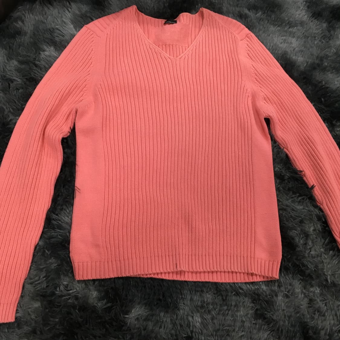 투티/0169 CK 니트 캘빈클라인 브이넥 상품이미지2