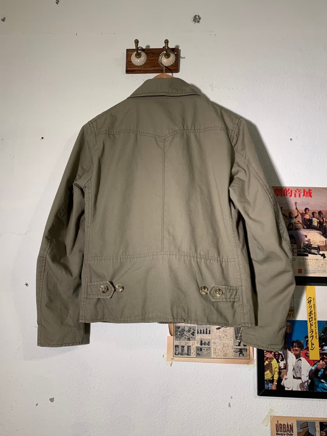 엔지니어드가먼츠 버클카라 베이지 피코트 자켓 상품이미지9