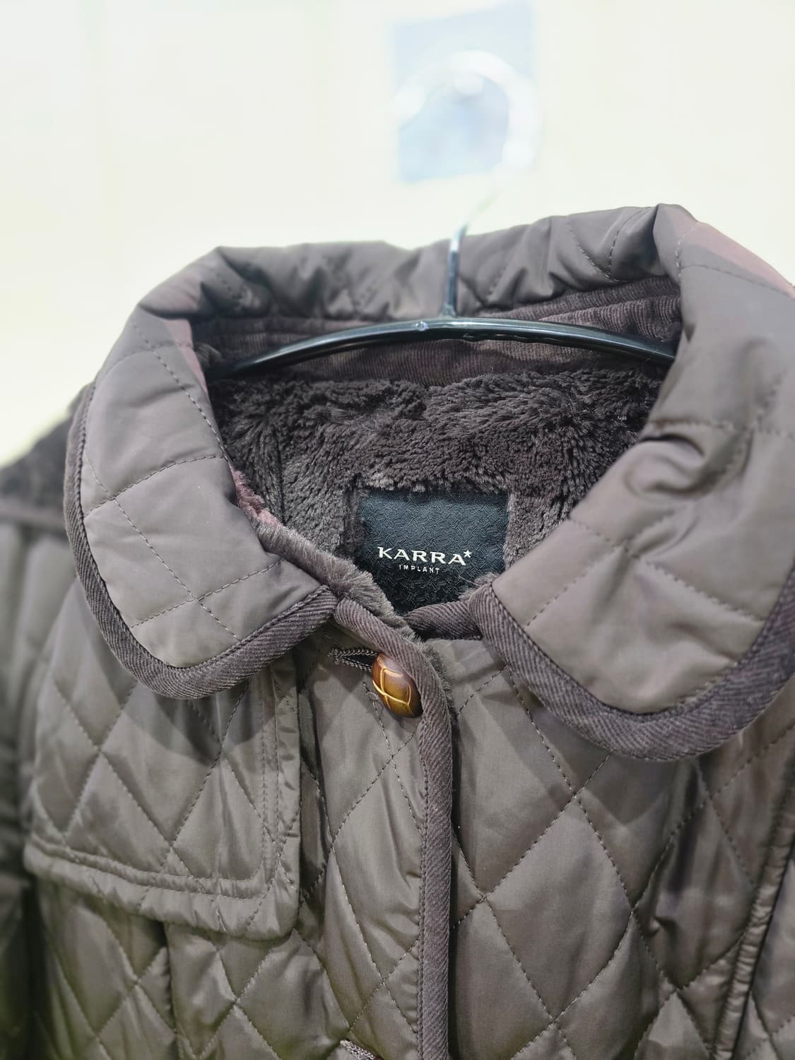 KARRA 퀼팅 롱 코트 90 상품이미지3
