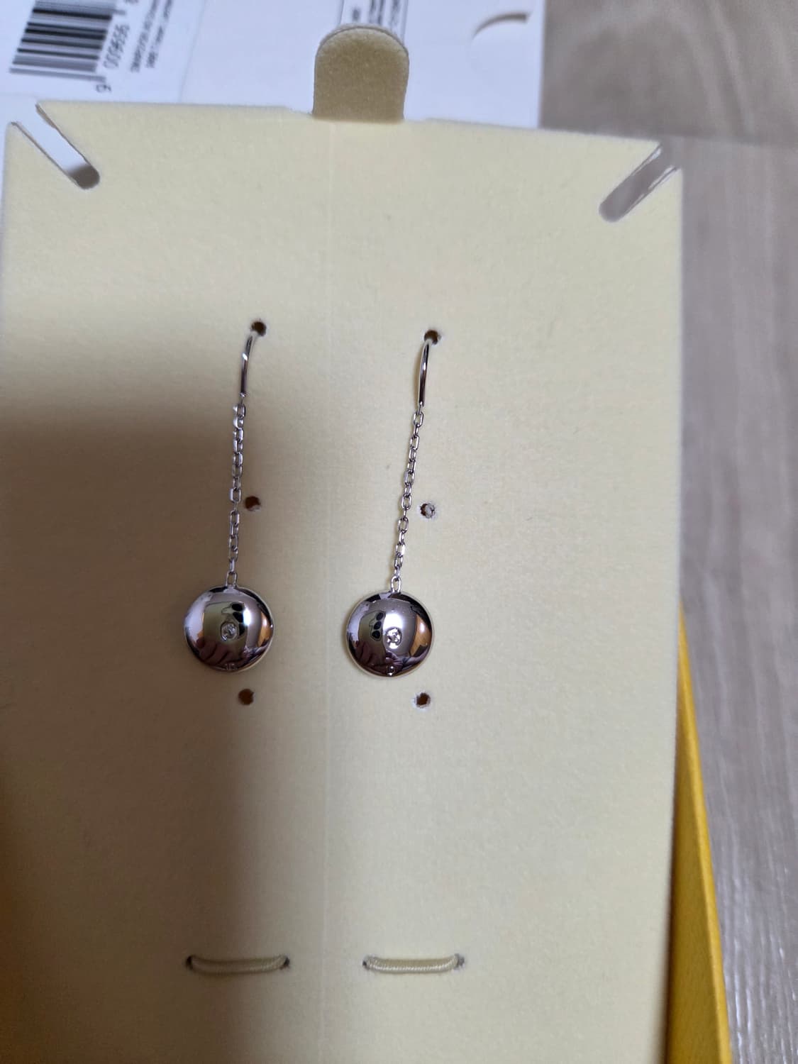 새제품)스와로브스키 양면 드롭 귀걸이 정품 상품이미지8