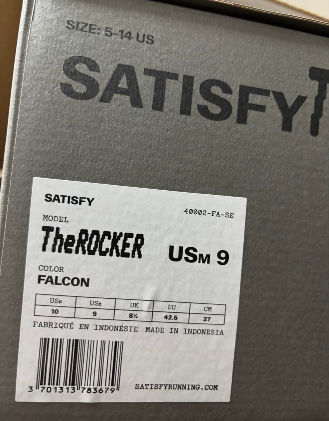 새티스파이 더라커 US9 팔콘 270 상품이미지1