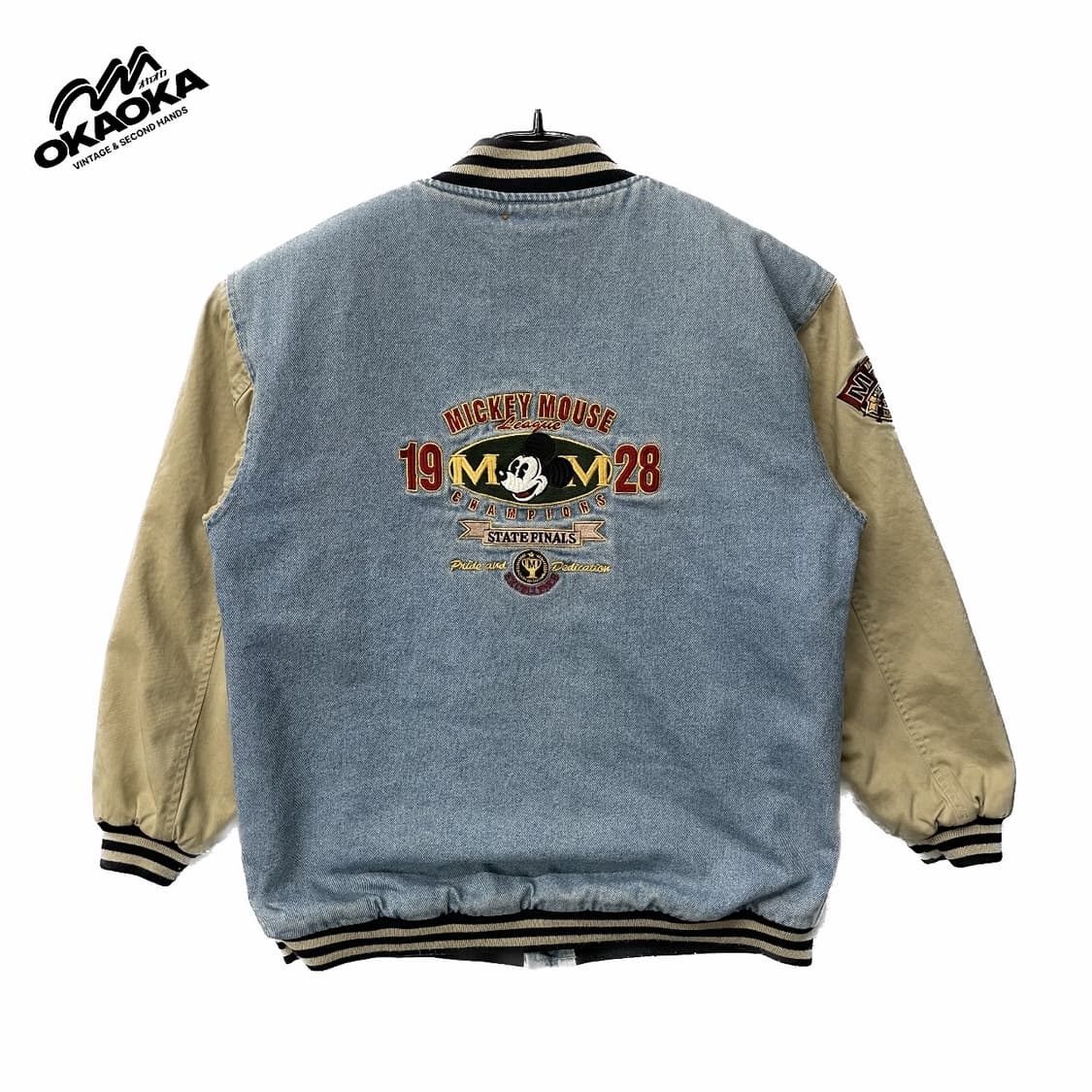 80‘s 디즈니 데님 바시티 상품이미지1