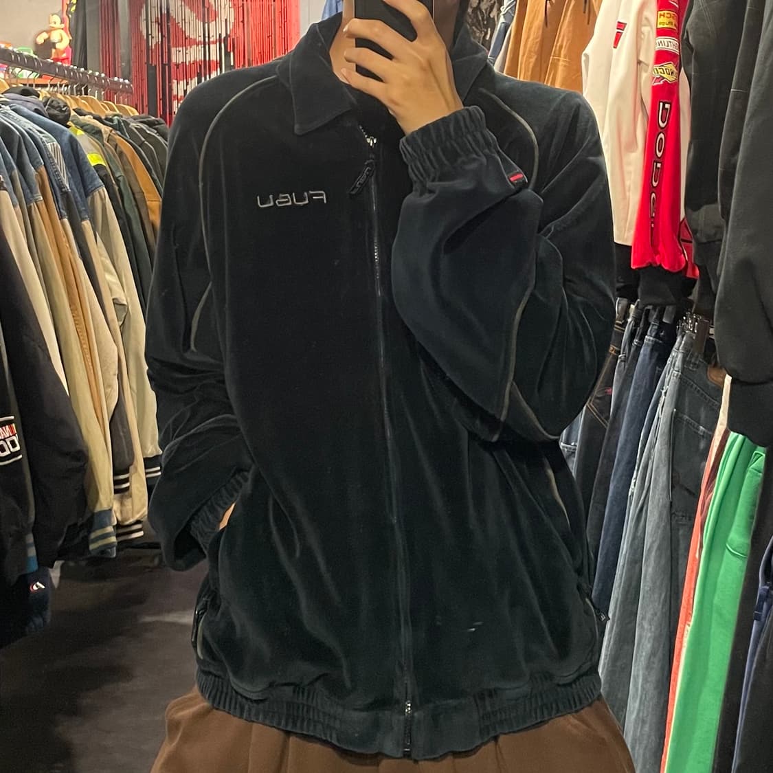 [IM] FUBU 푸부 딥네이비 벨벳 상품이미지3