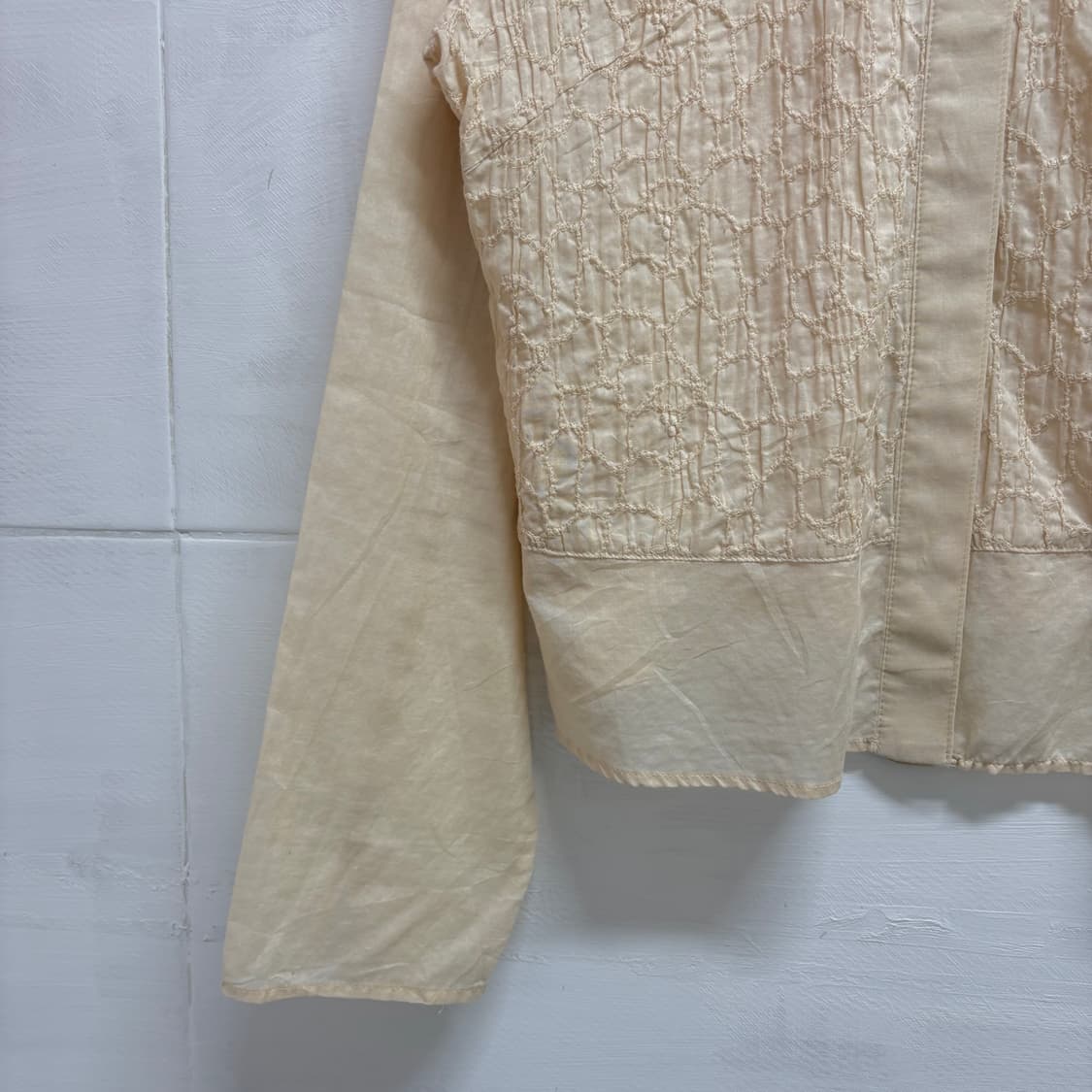 SUN ROSE 자수 디테일 블라우스 40 JPN 상품이미지3