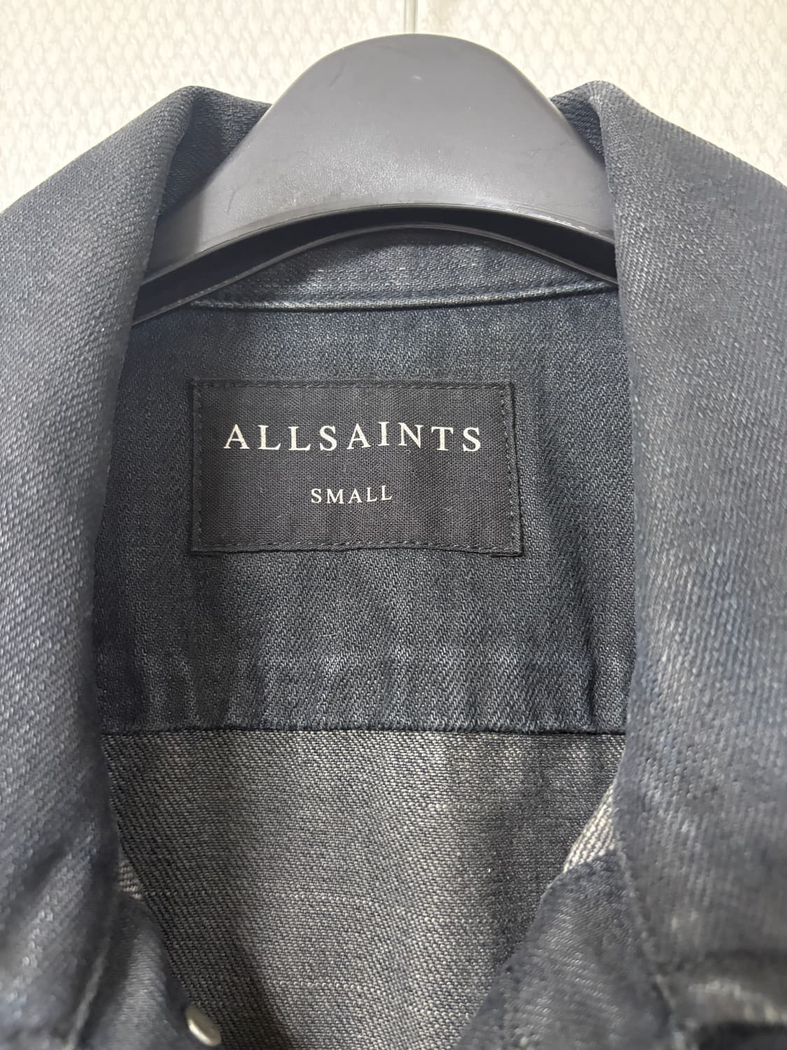 올세인츠 블랙 데님 자켓 상품이미지2