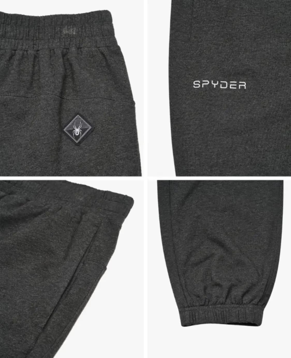 [새제품] 스파이더 젠 콜렉션 맨즈 모달 스웻 세트 - 차콜 상품이미지5