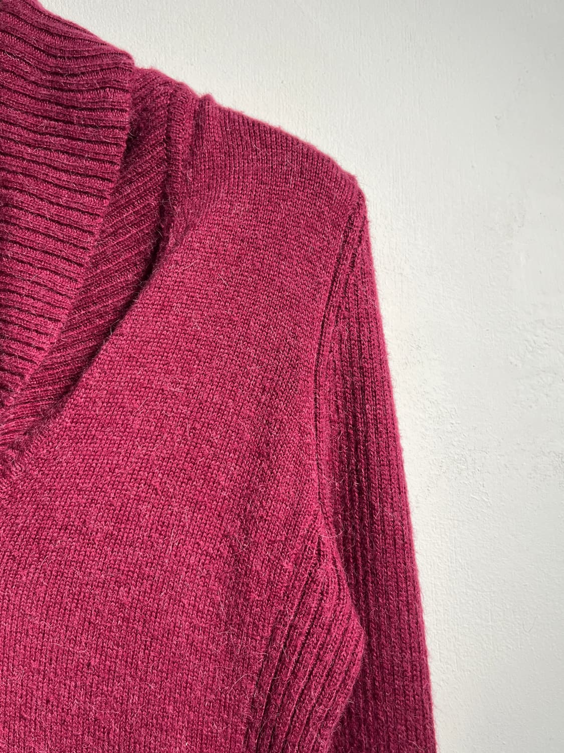 J.press 제이프레스 울 알파카 혼방 숄칼라 니트 상품이미지4