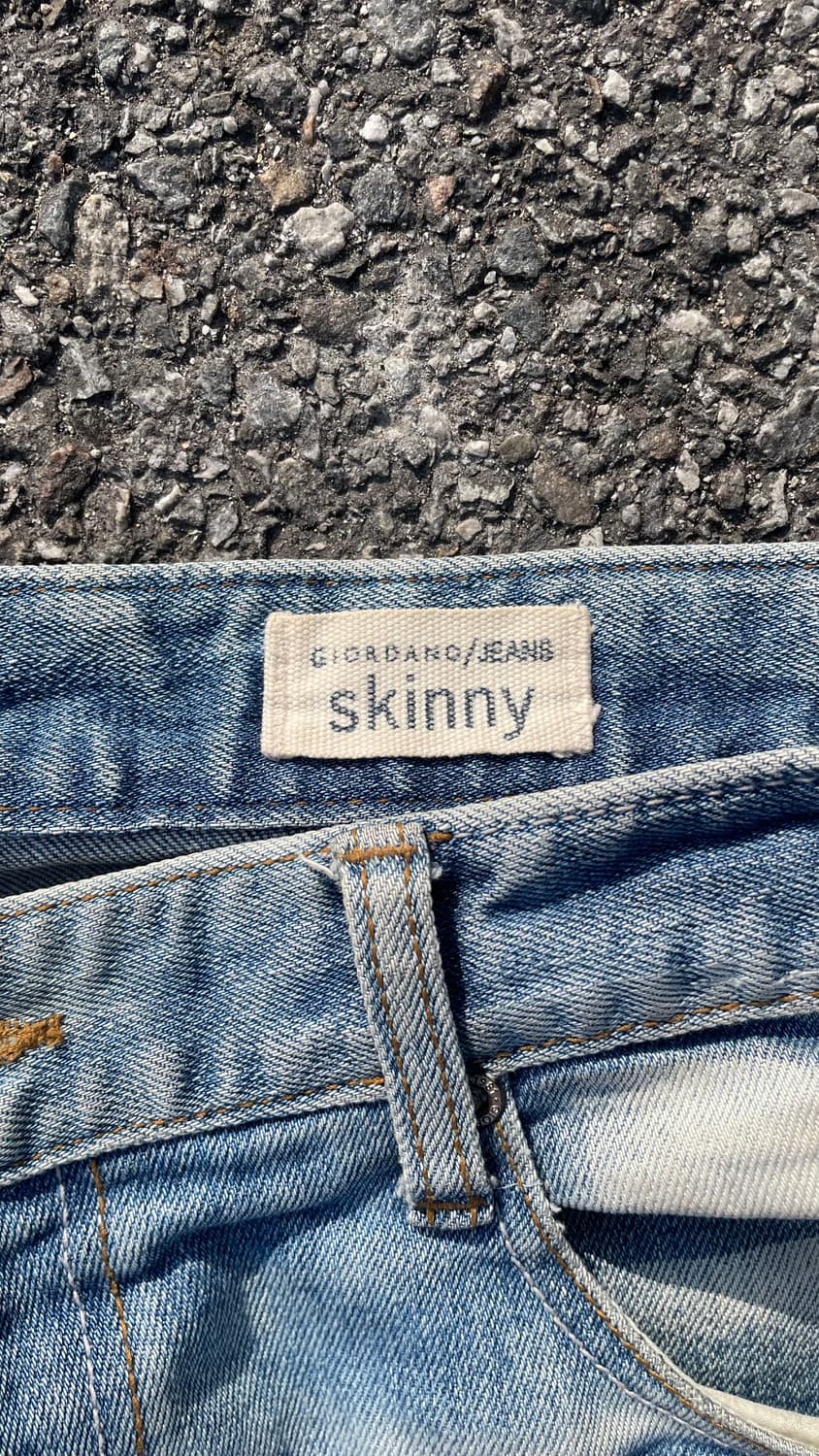 지오다노 빈티지 페이딩 스키니진 상품이미지7