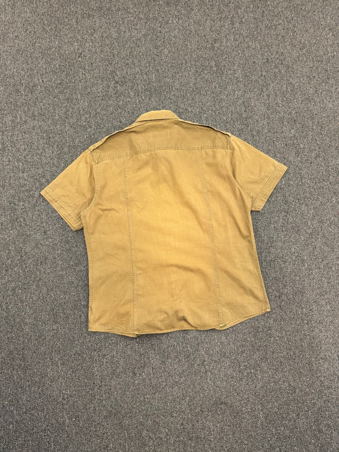 XL)할리데이비슨 빈티지 올리브 사파리 반팔셔츠 상품이미지6