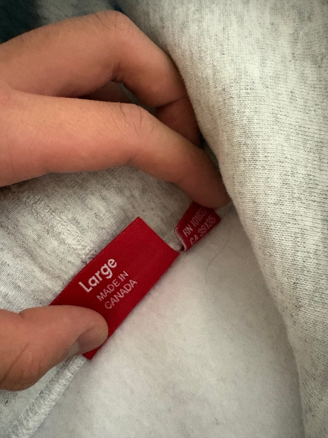 슈프림 박스로고 후드 카모 L 23fw 슈프림 박스로고 후드 애쉬그레이 상품이미지4