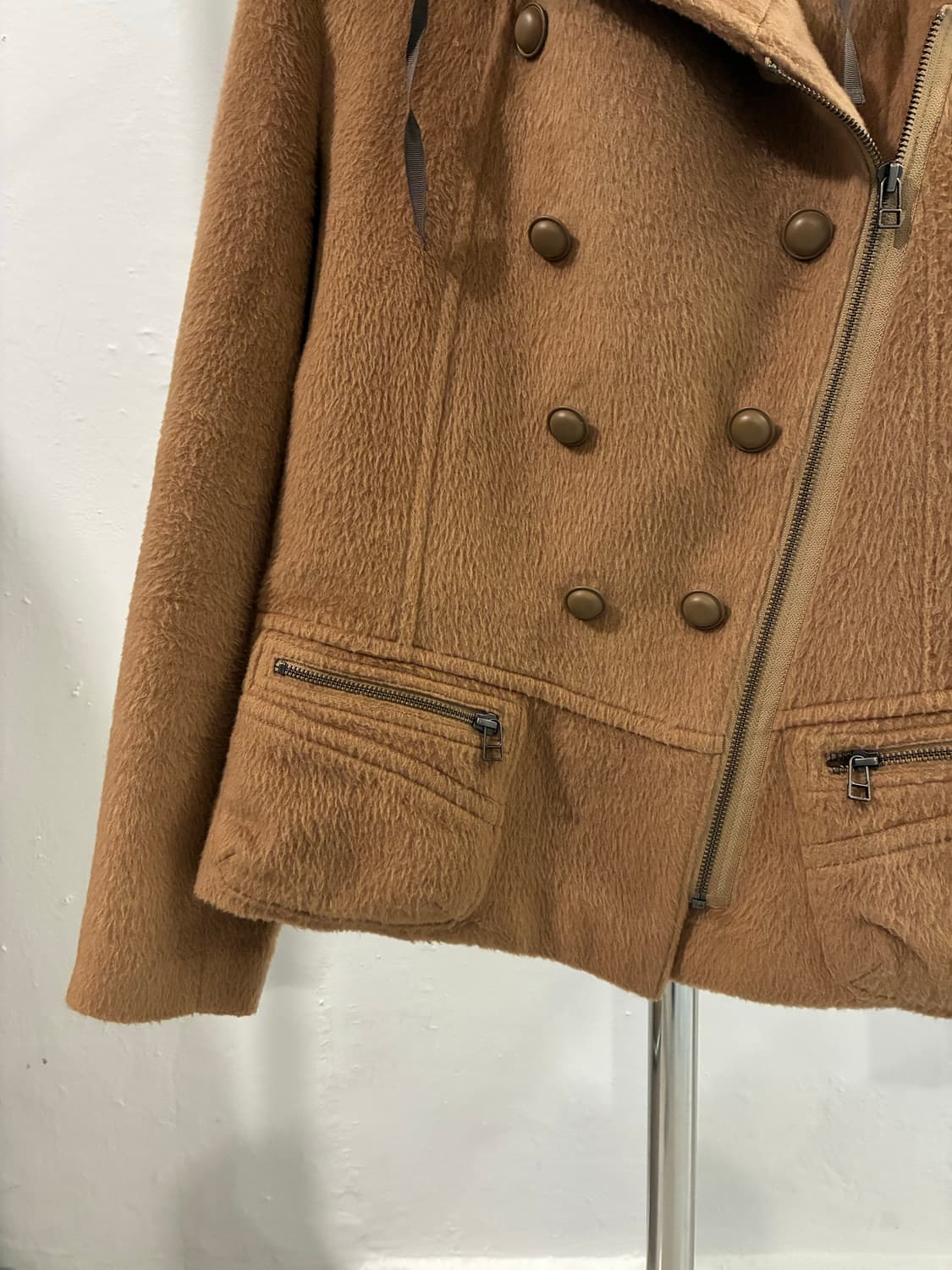 센소유니코 사선 후드 코트 DW2R 상품이미지2