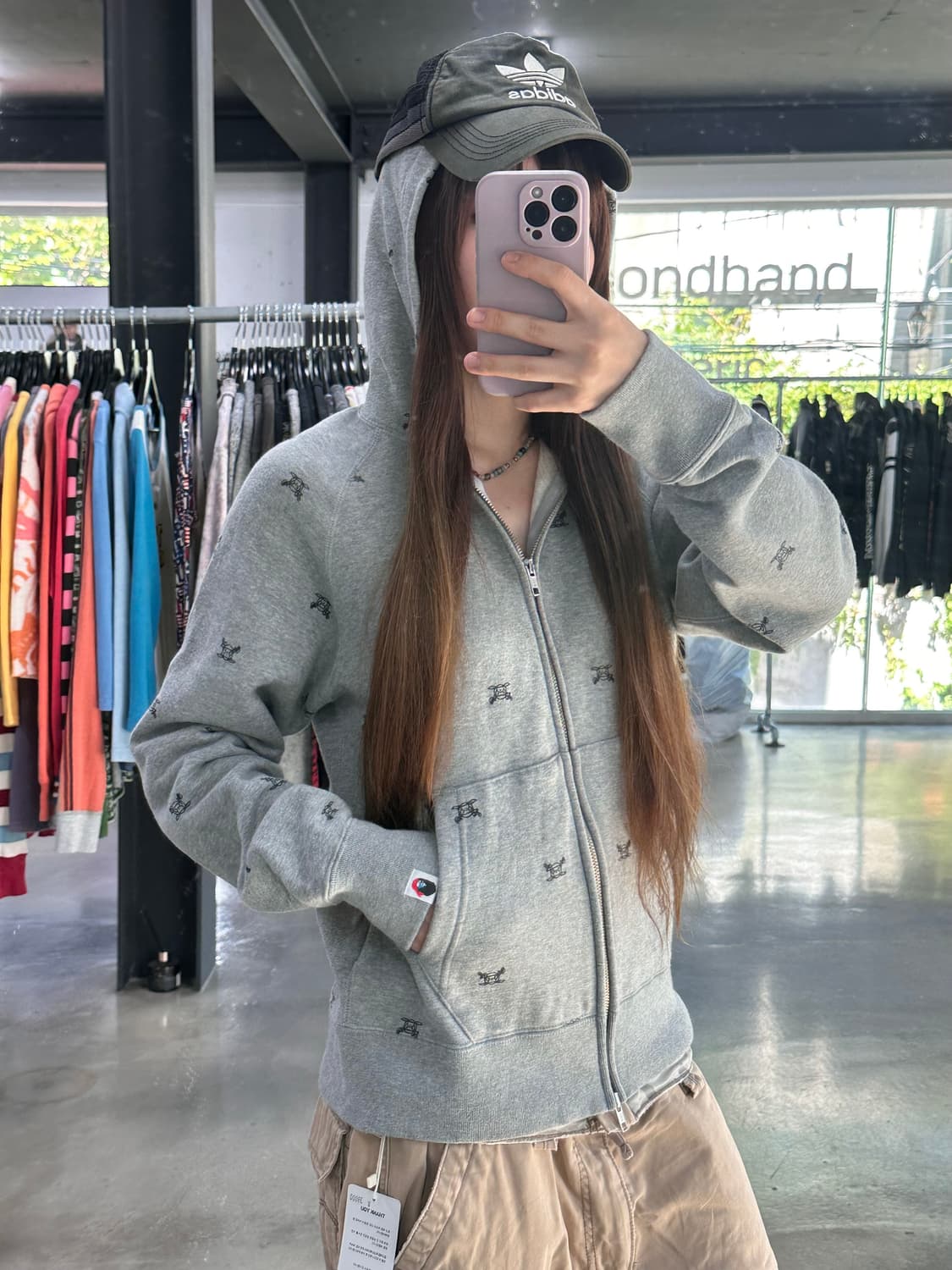 베이프 파이렛 풀로고 후드집업 상품이미지3