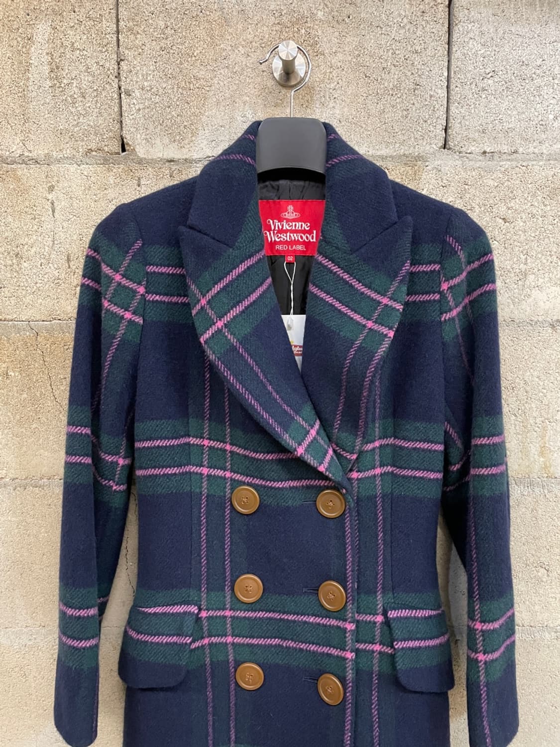 비비안 웨스트우드 체크 코트 상품이미지2