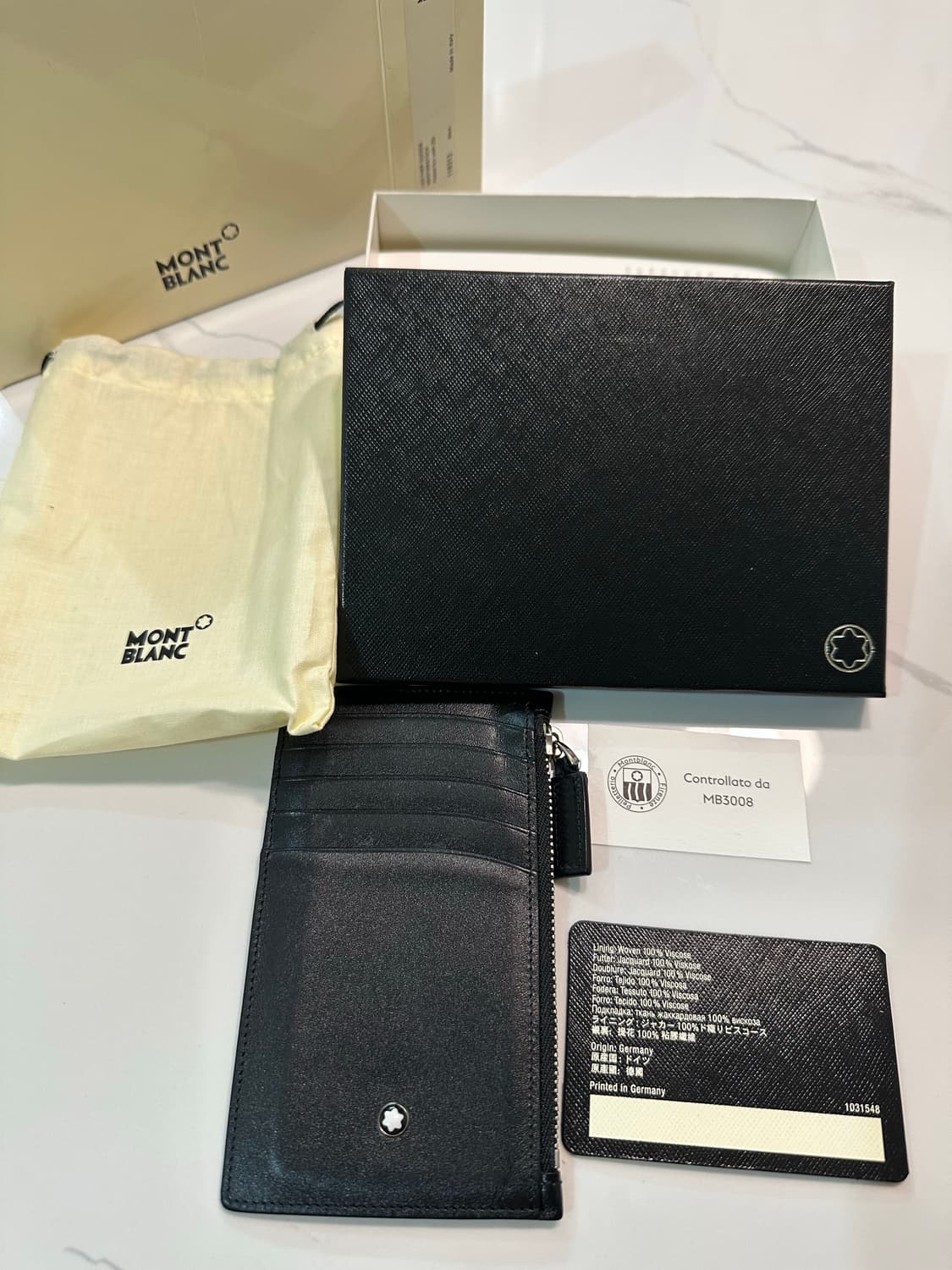 몽블랑 마이스터스튁 카드지갑 블랙 풀세트 상품이미지3