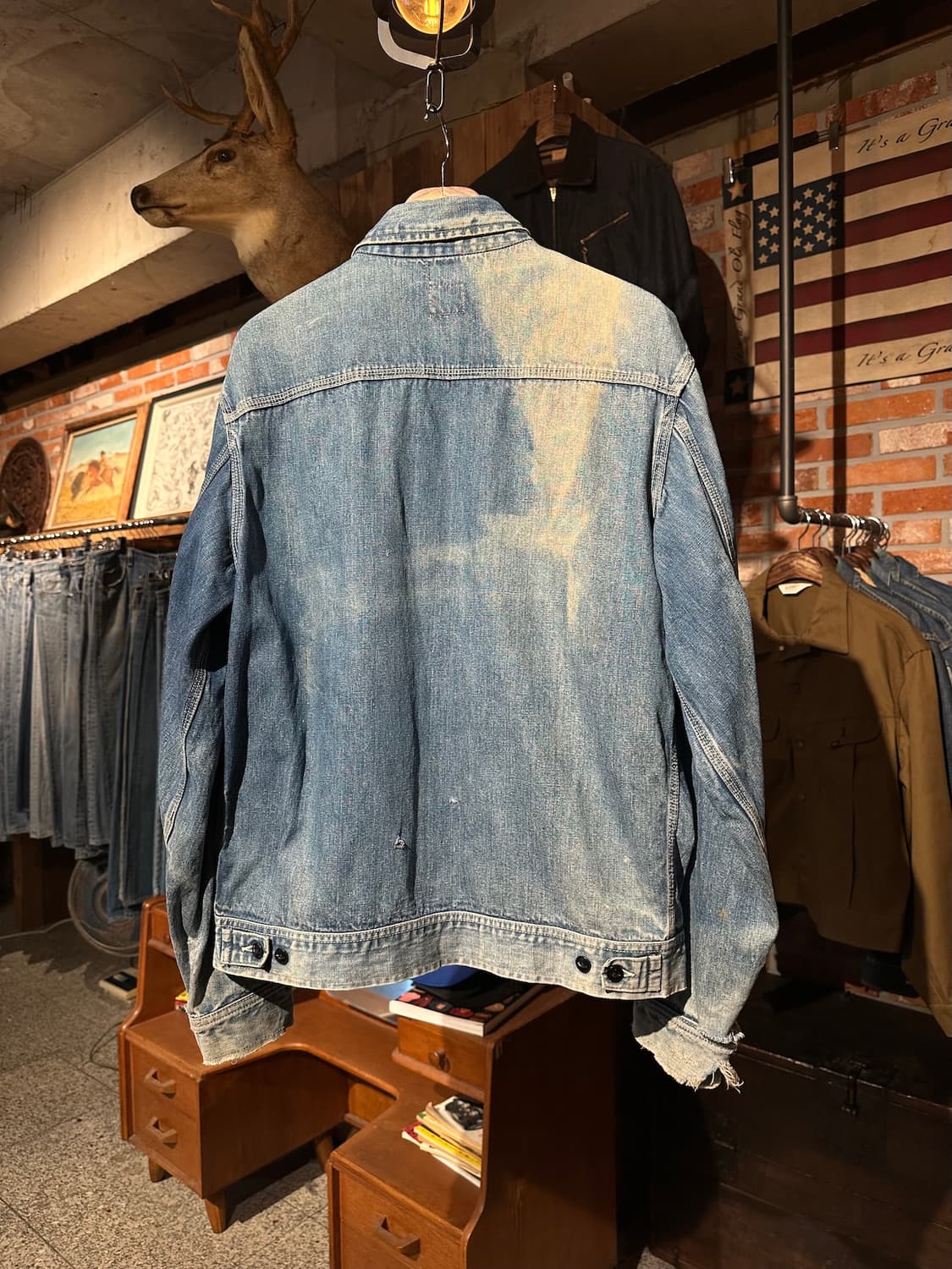 70s USA LEE 91-B Denim Work Jacket 상품이미지6