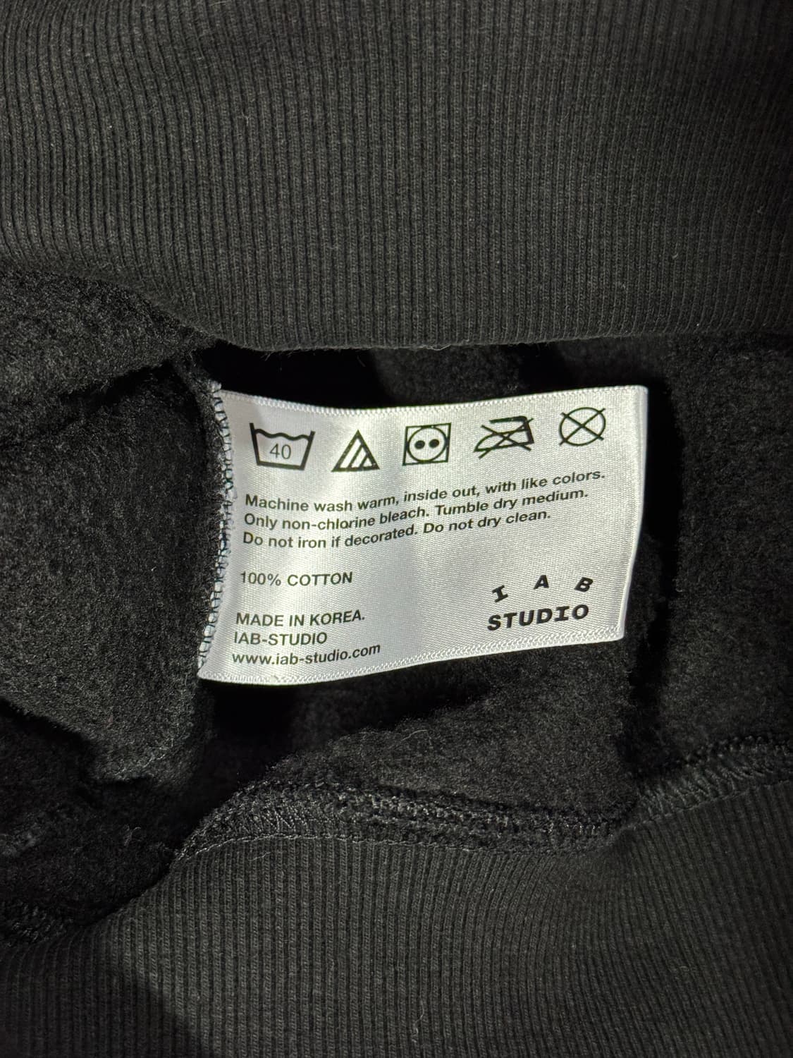 아이앱스튜디오 후드티 블랙 XL 상품이미지3