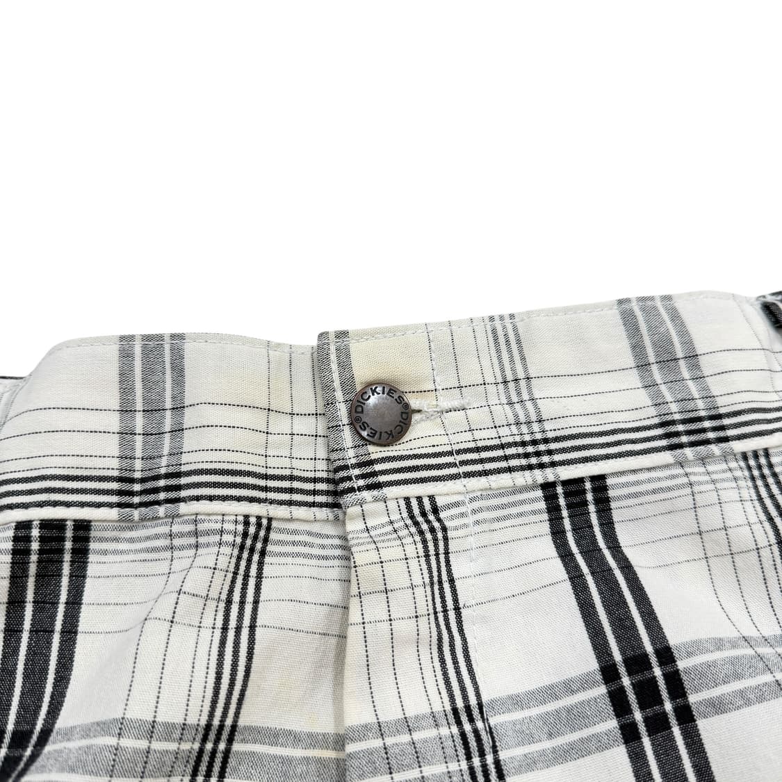 디키즈 빈티지 체크 카펜터 쇼츠 반바지 화이트 상품이미지5
