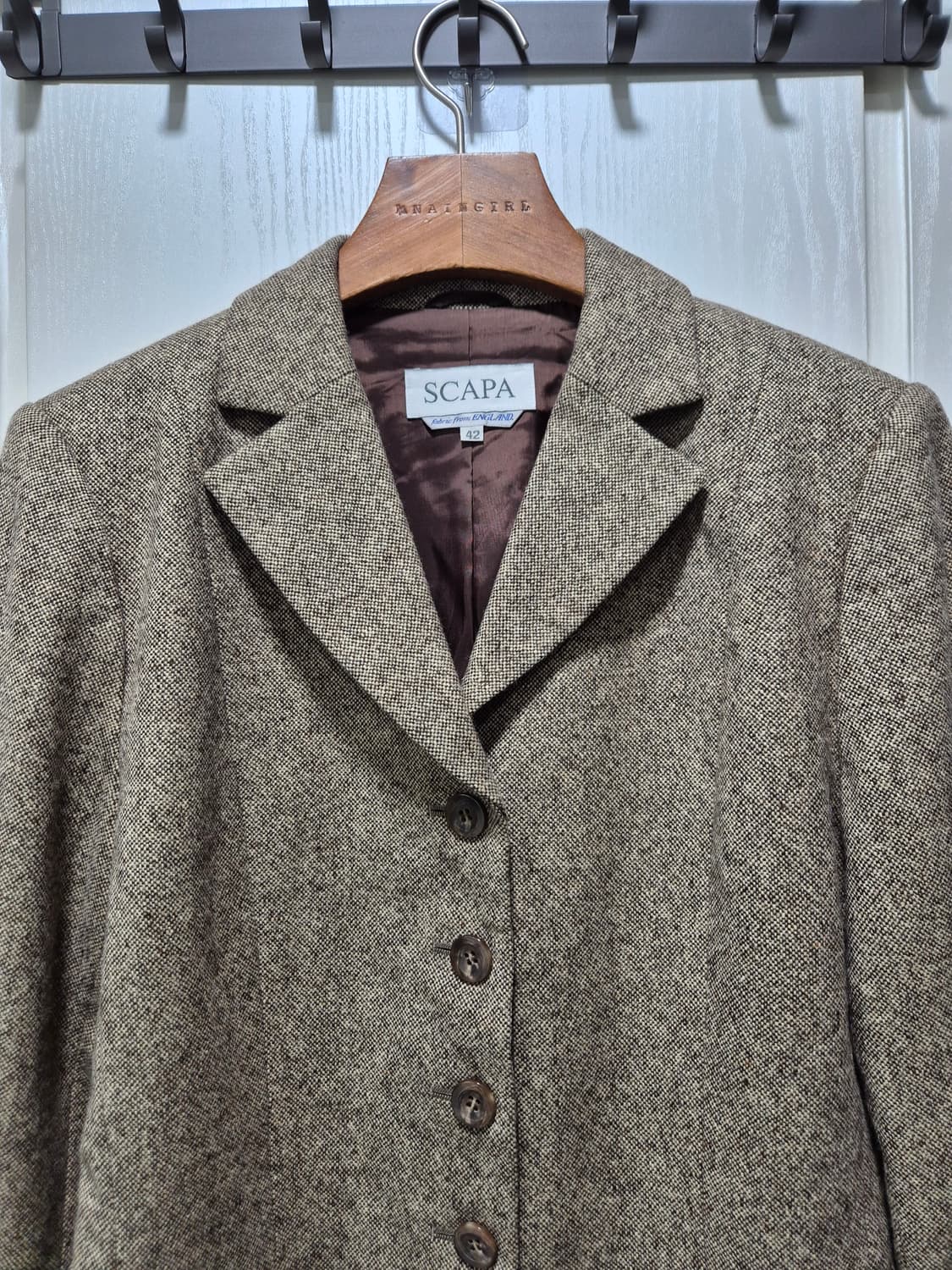 빈티지 스카파 헤링본 자켓 상품이미지2