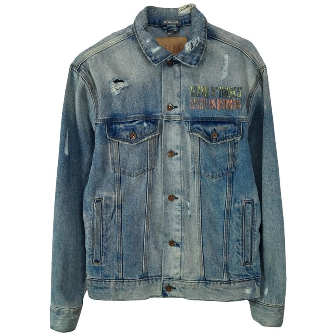 [에이치앤엠] 건즈앤로지스 디스트로이드 오버핏 데님 자켓 M20124 상품이미지2