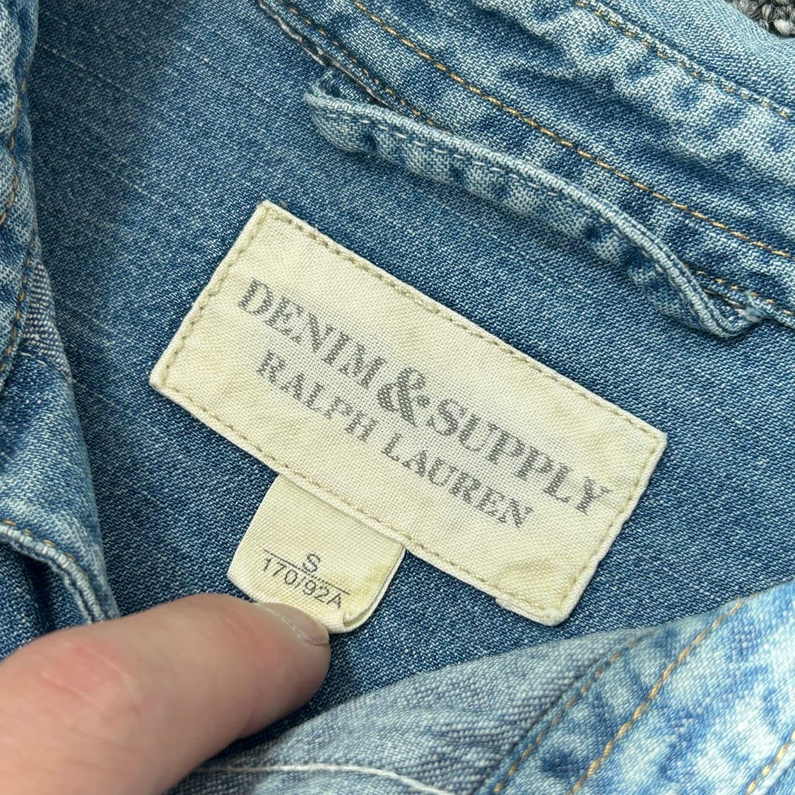 데님앤서플라이 반팔 데님 셔츠 상품이미지6