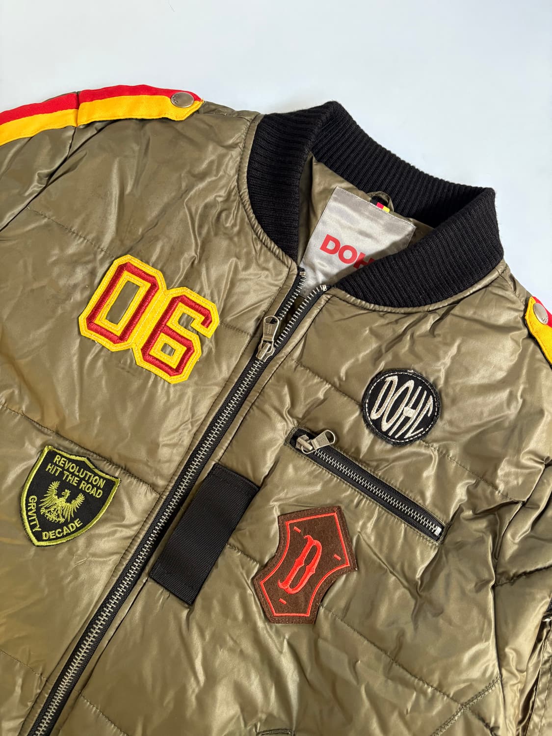 DOHC 빈티지 카키 패딩 상품이미지1