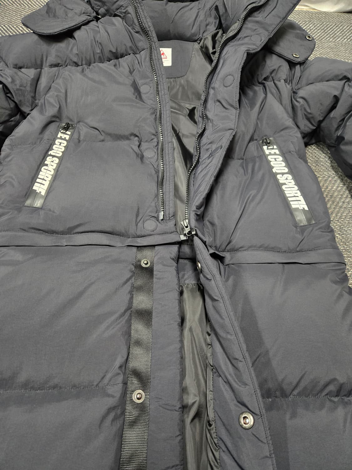 르꼬끄 스포르티브 구스다운패딩 롱패딩 숏패딩 블랙 상품이미지5