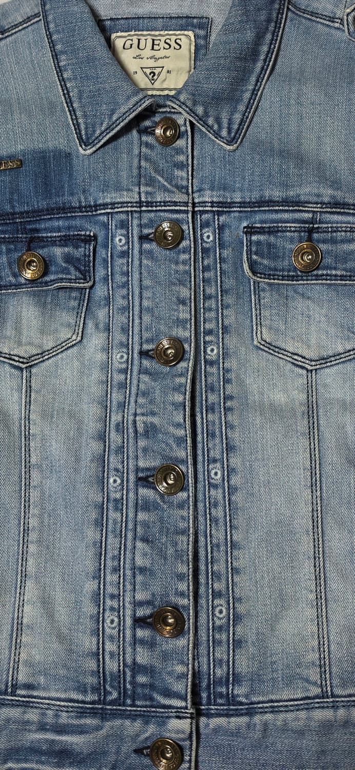 GUESS 여성 빈티지 데님 자켓 M 상품이미지5