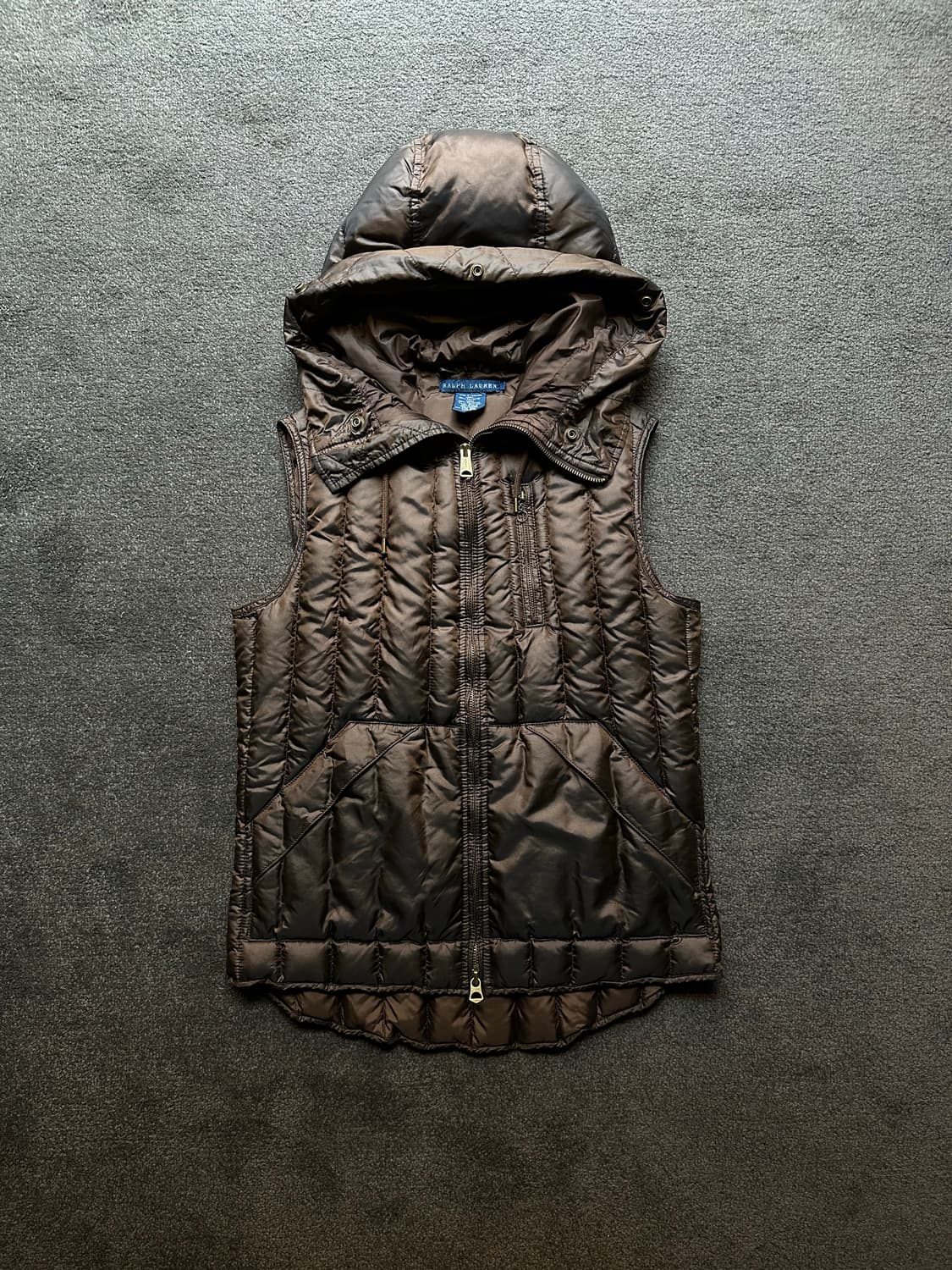 랄프로렌 여성 후드 패딩 조끼 S 상품이미지1