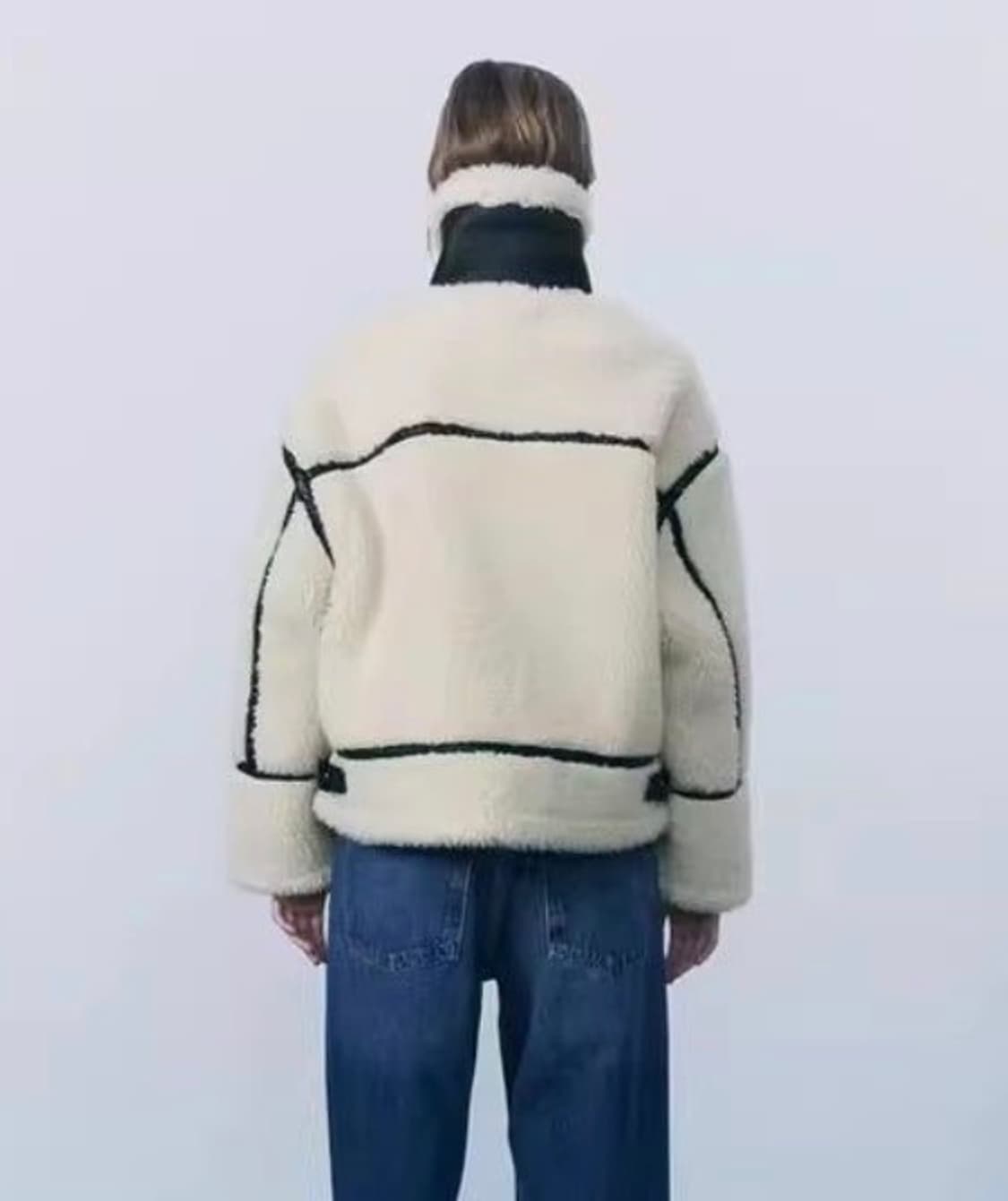 자라 뽀글이 양털 무스탕 xs 상품이미지2