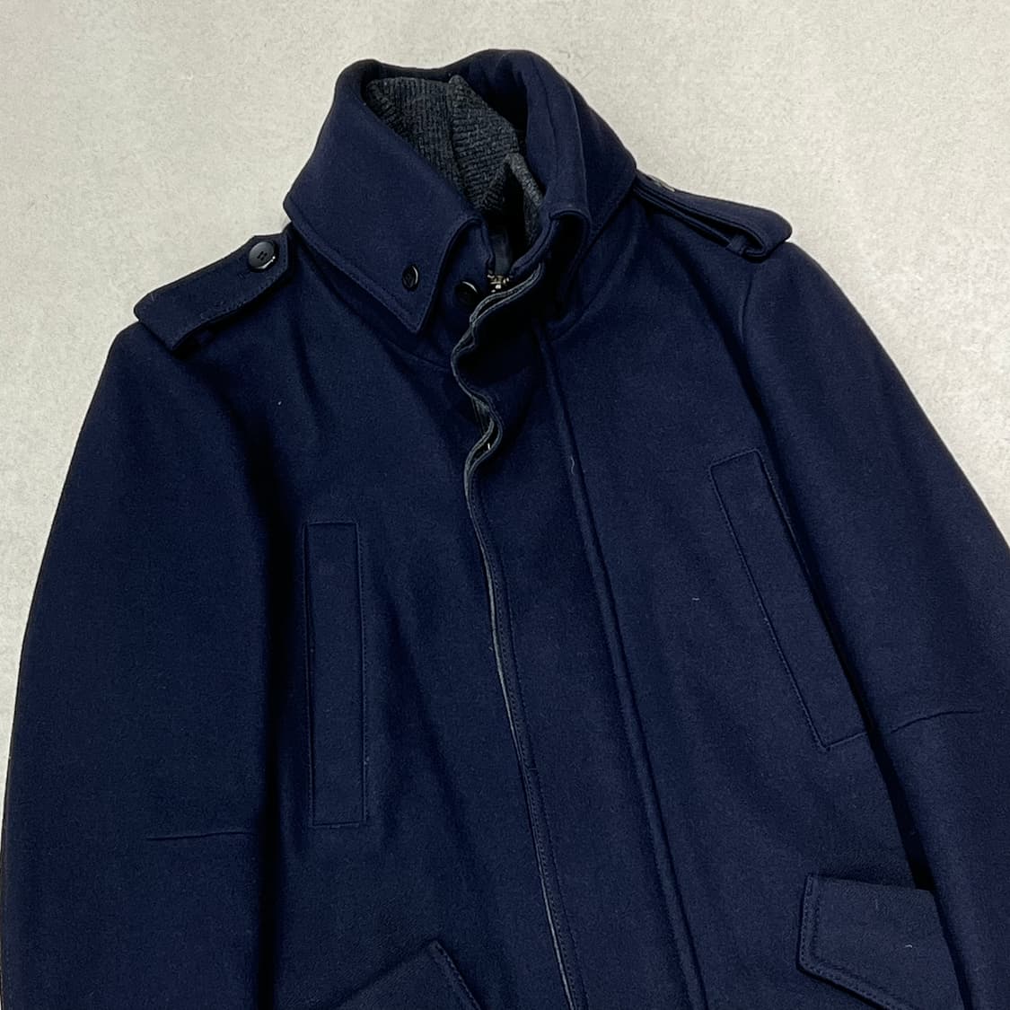 솔리드옴므 하이넥 울코트 s09852 상품이미지4