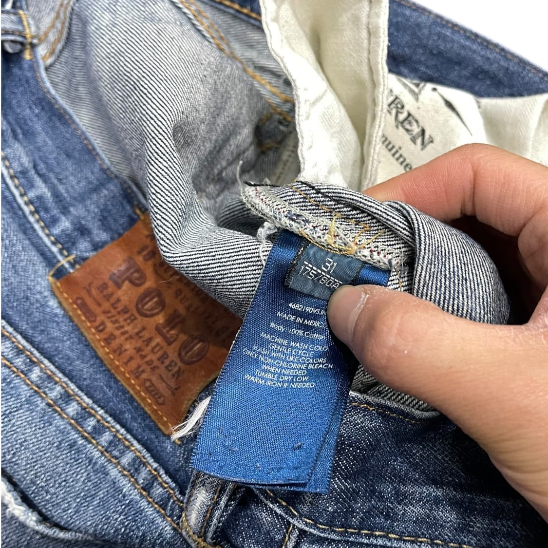 폴로 랄프로렌 워싱 데님팬츠 상품이미지8