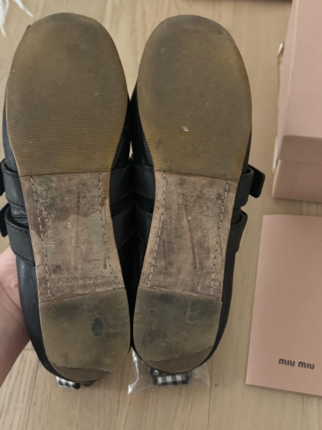 미우미우 발레리나 플랫슈즈 36 상품이미지3