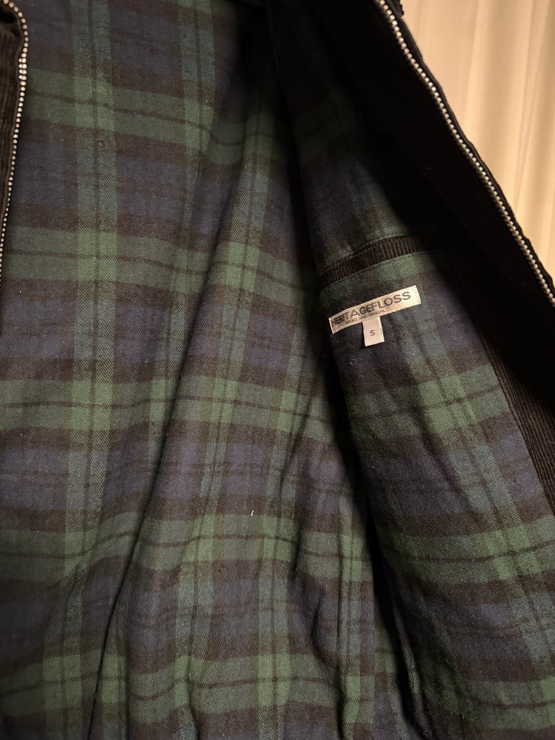 네고가능 24ss 헤리티지플로스 코듀로이 블루종 자켓 S 상품이미지2