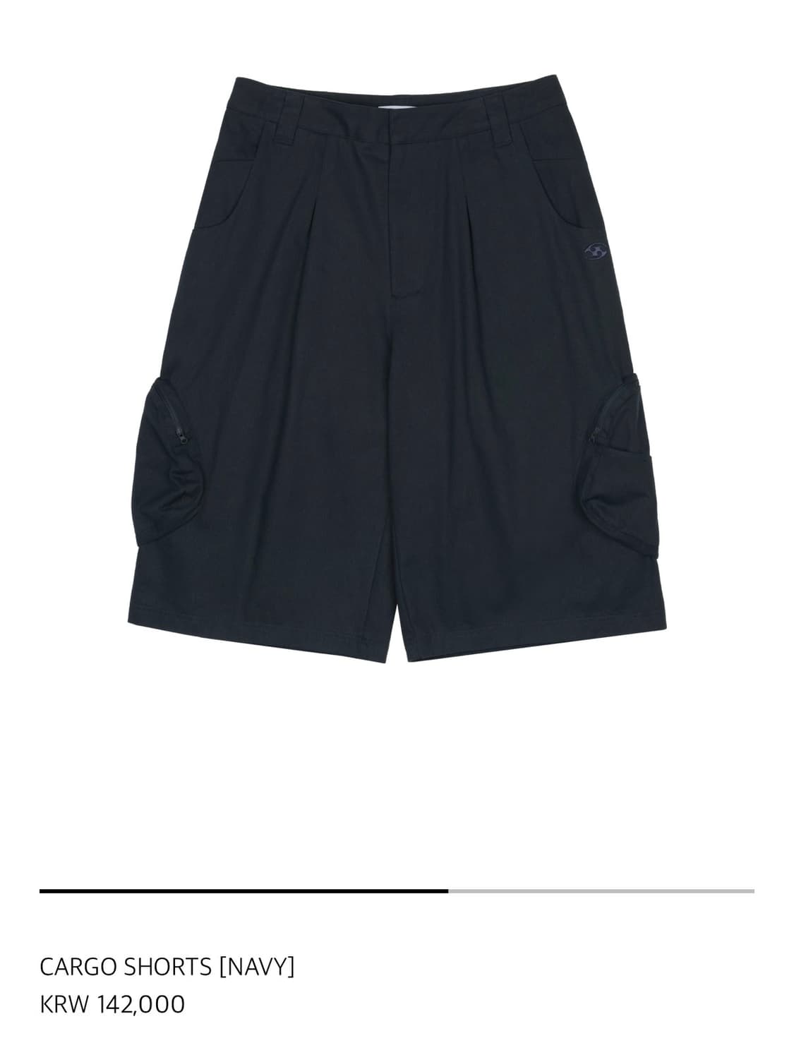 산산기어 CARGO SHORTS [NAVY] 새상품 상품이미지1