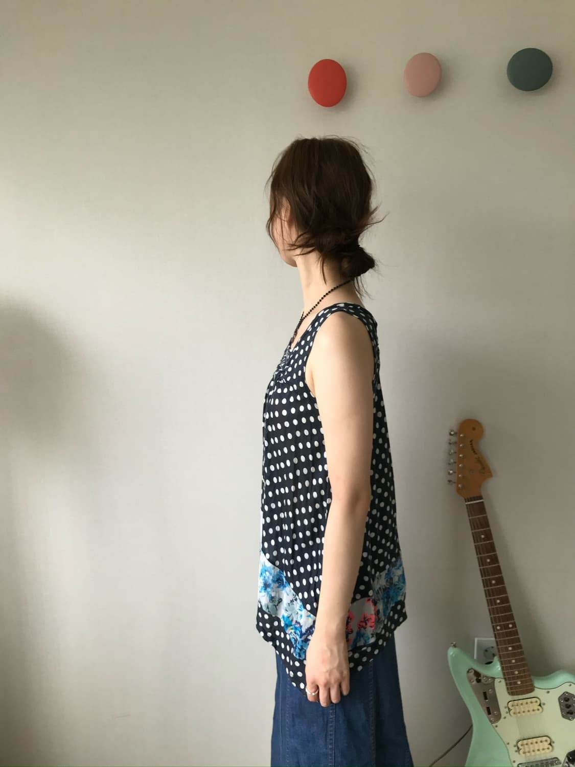 sunao kuwahara dot sleeveless  상품이미지3
