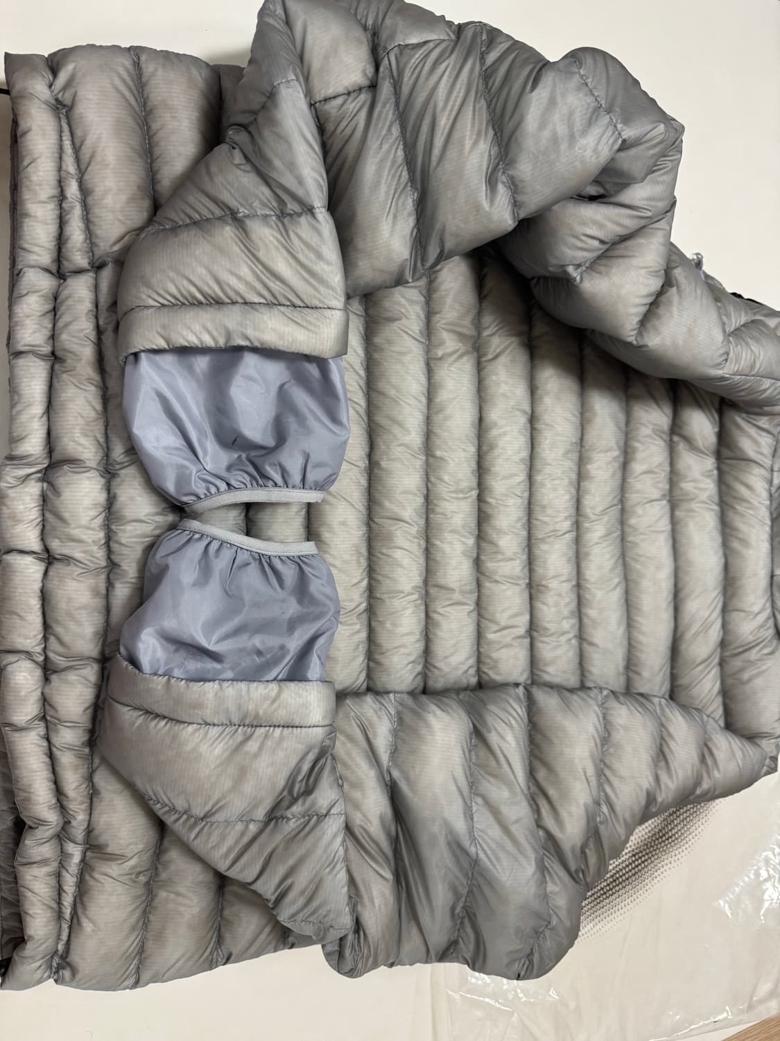 산산기어 서픽스 푸퍼 자켓 그레이 - 24FW 1사이즈 상품이미지7