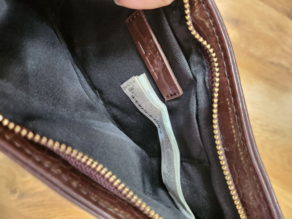 1094) 자라 ZARA 엘리게이터 걸드체인 미니백 상품이미지4