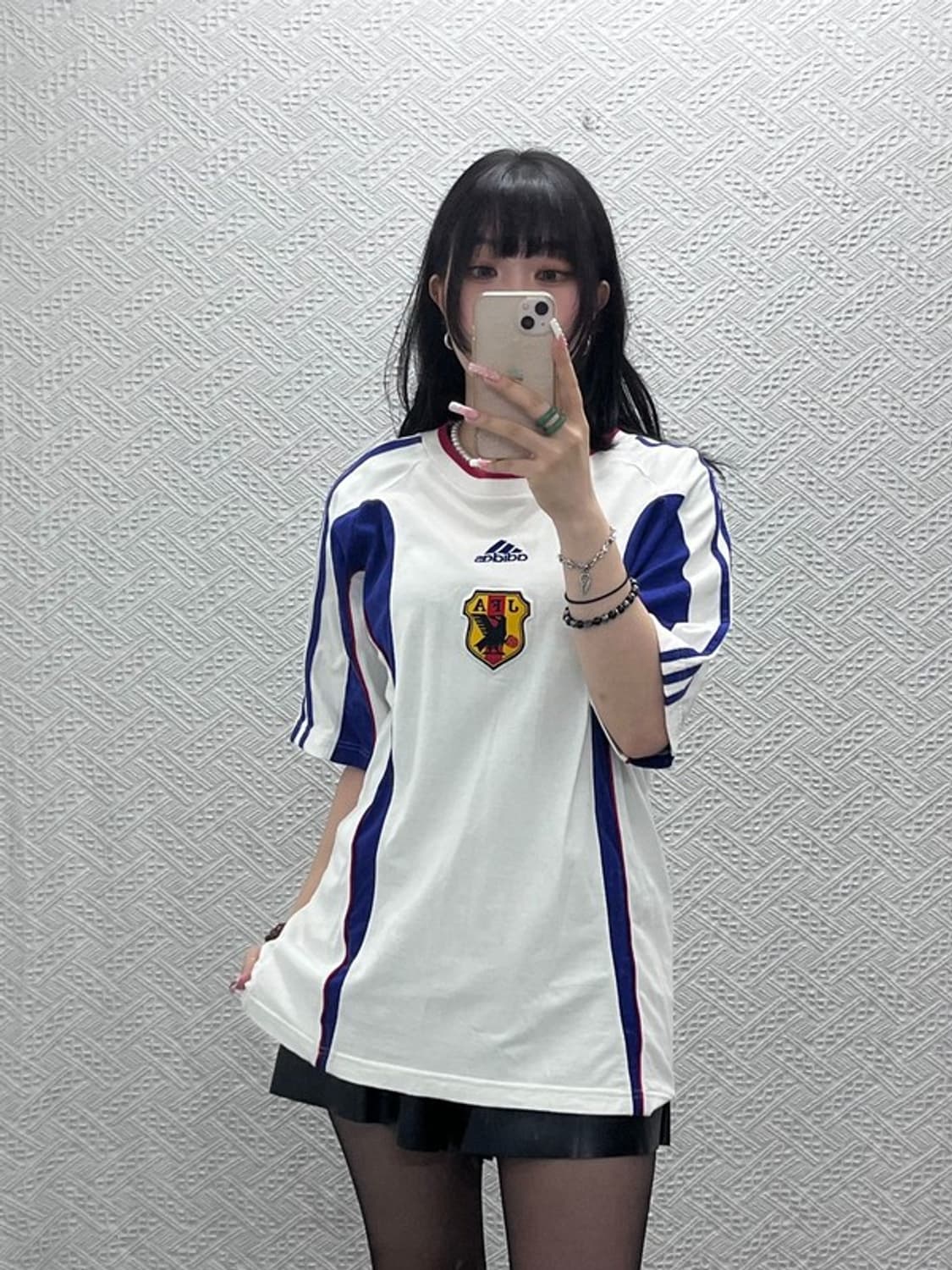 아디다스 올드스쿨 레트로 일본 국대 져지 반팔티 100 C12317 상품이미지1