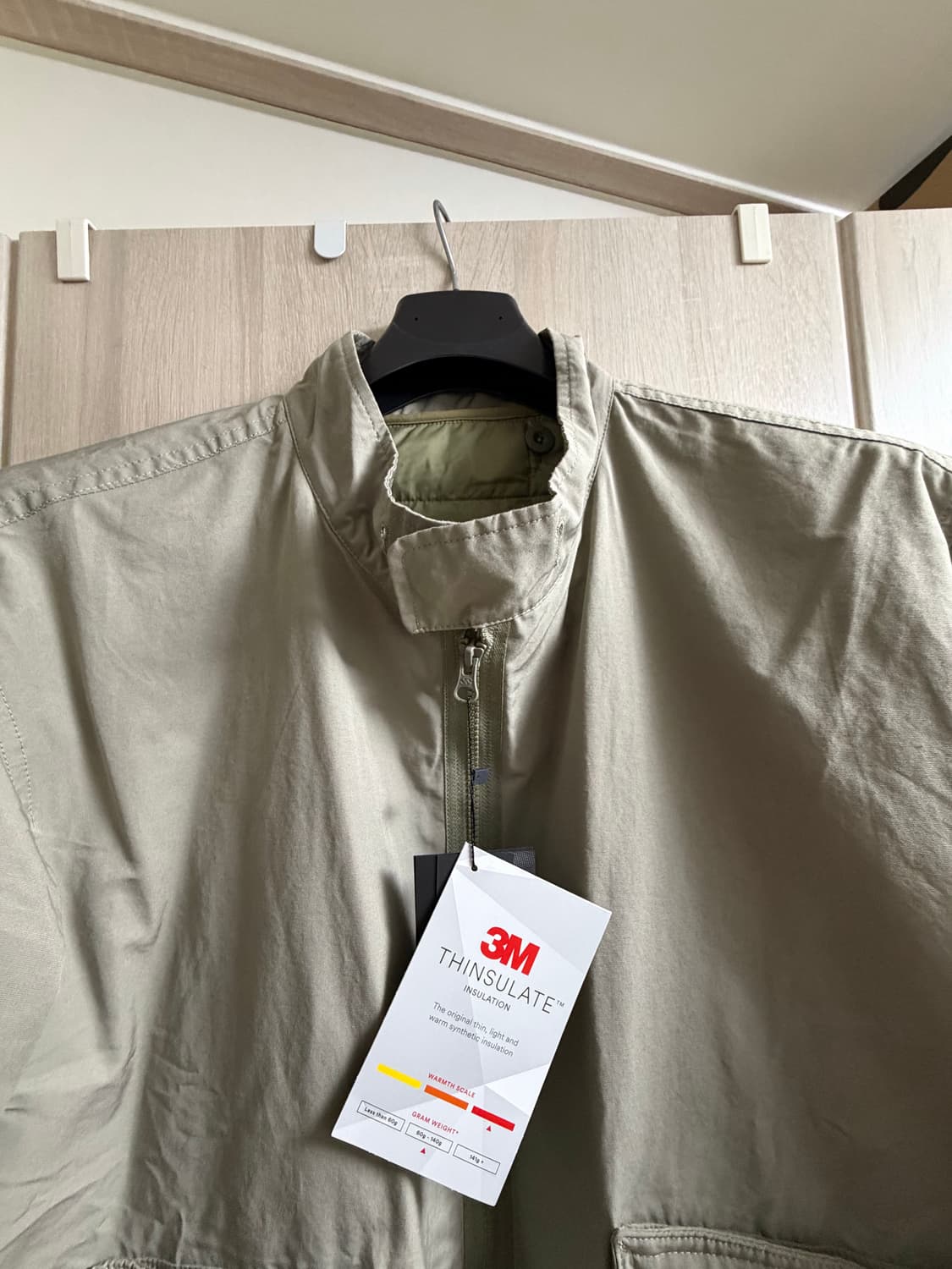 산산기어 지퍼 필드파카 그레이베이지 2사이즈 (새상품) 상품이미지7