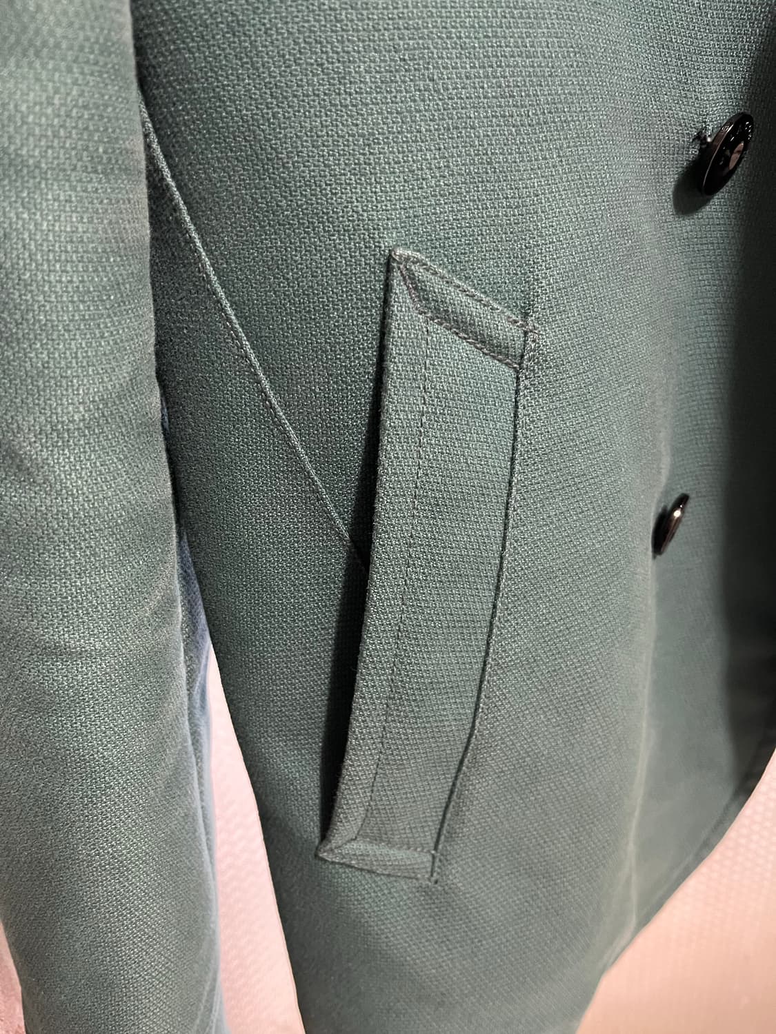 [희귀 디자인/컨디션 최상] 라코스테 남성 더블 피코트 (95사이즈) 상품이미지7