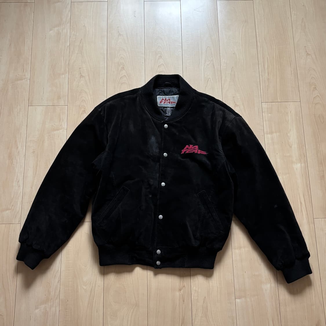 no fear 노피어 스웨이드 바시티 자켓 상품이미지2