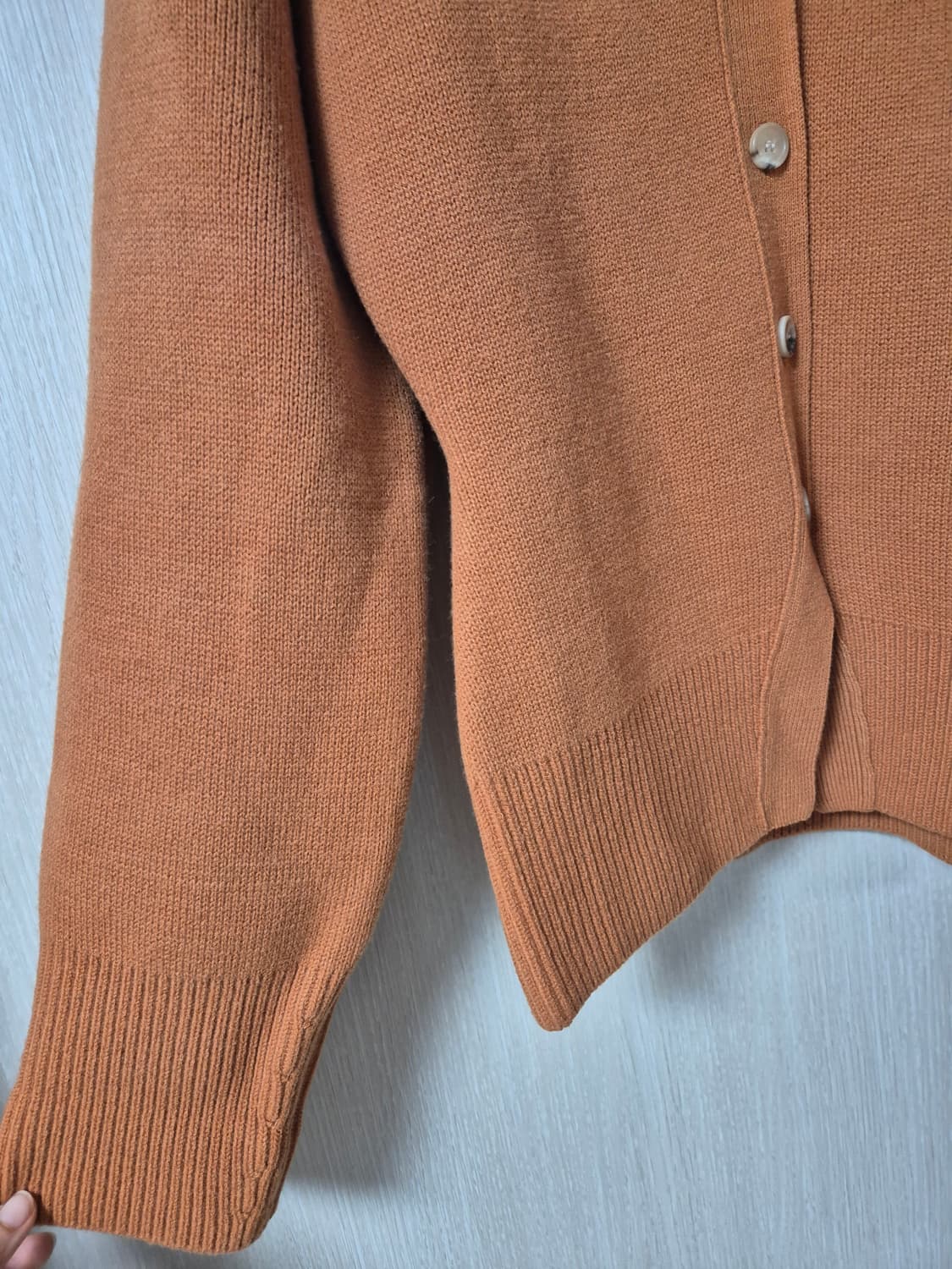 시에 sie 버킨 가디건  텐저린 브라운 상품이미지6